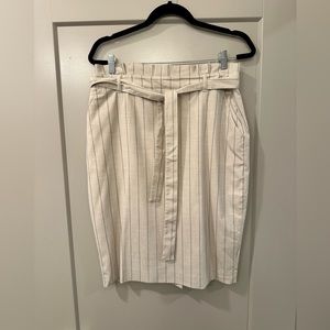 Banana Republic striped midi skirt